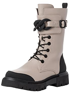 Marco Tozzi Damen 2-2-25275-29 Mode Stiefel, Ivory Comb, 38 EU