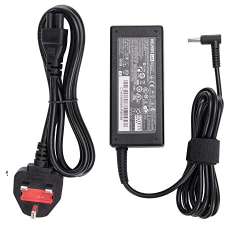 Helpers Lab 19.5V 3.33A 65W Blue Tip AC Power Adapter/Laptop Charger for HP Laptop Envy4 Envy6 EliteBook TouchSmart Folio Pavilion Stream Spectre Zbook chromebook Power Supply