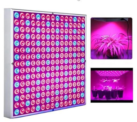 Jopassy LED Pflanzenlampe, 15W Grow Light Grow Lampe, 225 LEDs Rot Blau Licht Pflanzenleuchte, für Zimmerpflanzen Gemüse Gartenarbeit Bonsais