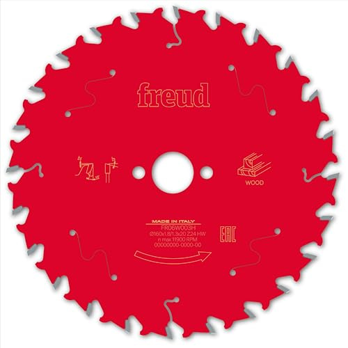 FREUD FRE00801 Blade for Portable Circular Saw Wired/Cordless FREUD-Ø160 1.8/1.3 A20 Z24 BA 15° -F03FS09675-FR06W003H