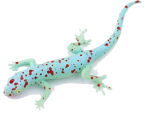 Blue Ocean Geckos Planet Wow Sammelfiguren – Gecko Nr 17 – Tokeh – Super selten Rare