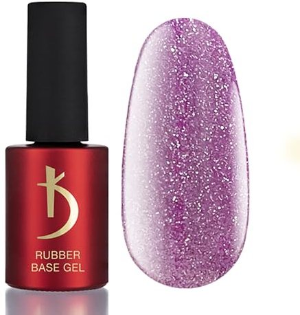 Kodi Professional Smalto Semipermanente - Rosa Lila Glitterato Riflettente -15ml- Smalti Semipermanenti per Unghie Gel - Rubber Base Gel Pink Lilac Glitter Reflective