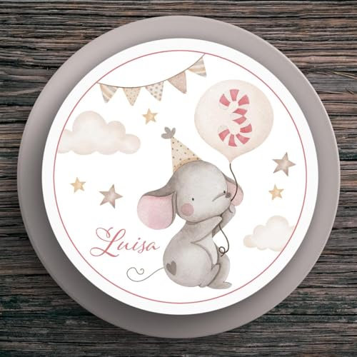 Tortenaufleger Geburtstag Maus #1 Name & Zahl (20cm)