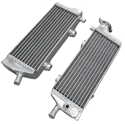 Radiador de aluminio compatible con KTM 250/450/530 EXC/EXC-F 2008 2009 2010 2011 izquierdo + derecho