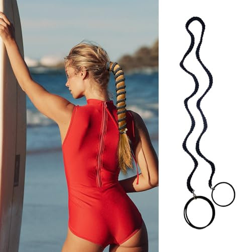 Ruzister 89 cm elastische Haargummis ohne Beschädigung für langes, dickes Haar von Frauen, Pferdeschwanzhalter, Haargummi, geflochtene Pferdeschwänze,Haargummis