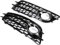 IONZS Auto Front Kühlergrill für Audi A4 B8 S-Lines S4 Bumper 2008 2009 2010 2011 2012,Mesh-Grill für die Stoßstange,Vorne Kapuze Kühlergrill,Mittelnetz Grilles,A/Black