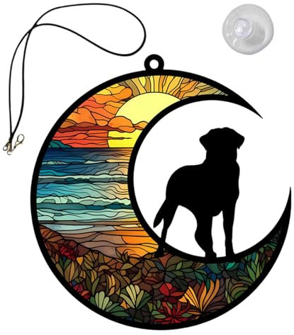 Mixnexorad Hundedenkmäler und Beerdigungen, Haustier-Gedenkdekorationen für Hunde,Bunte Acryl-Hundedekoration, Hunde-Weihnachtsschmuck - Hunde-Gedenkanhänger, Haustierbedarf, gebeizte Dekoration für