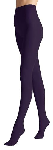 VENEZIANA NUOVA Satinelle 40 DEN Collant Colorati Donna - Microfibra - Opachi E Resistenti - Eleganti - Adatti Per Ogni Occasione - Calze Comode E Morbide - Alta Qualità - Violet - M