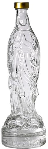 Holywatergin, Gin Italiano con Iconica Bottiglia a Forma di Madonna, Profilo Sensoriale Unico, con l'Aggiunta di Iris, Pino, Acqua Distillata di Mare e Incenso, 50 cl, 42,5% Vol