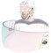 GY V300 Hockey-Visier, Eishockey-Halbschild, getönt, universell, CE-zertifiziert, innen, beschlagfrei, kratzfest außen