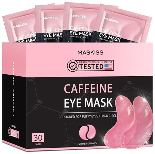 Augenpads(23 Paar), Koffein Augenmasken gegen Augenringe, geschwollene Augen und Tränensäcke, Kollagen Augenklappen gegen Falten und Schwellungen, Hautpflege Geschenk,Under Eye Gel Patches