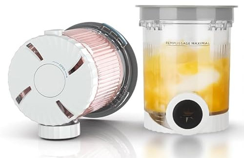 Ninja Swirl by CREAMi Ice Cream and Soft Serve Maker Pints and Lids - 1 Pack, Compatible with NC700/701 Series Ninja Swirl Ice Cream & Soft Serve Makers, BPA-Free & Dishwasher Safe, Grey Lids