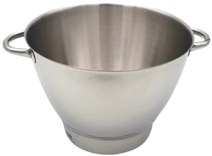 Bvhklxseb Stainless steel mixing bowl Compatible For KENWOOD KMC010 KMM030 KVC3100 KVC30 KMC510 Food processing machine accessories Blender replacement parts