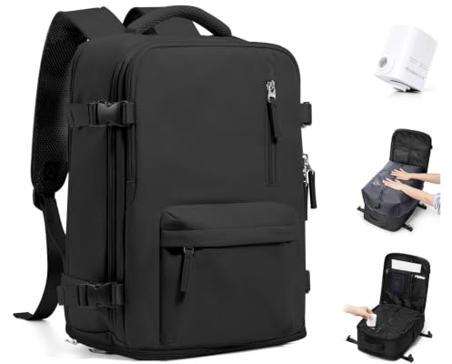 SZSYCN Zaino Sottovuoto Viaggio con Pompa Bagaglio a Mano Ryanair 40x30x20 Zaino Aereo 40x20x25 Ryanair Sottovuoto Borsa da Viaggio 40x30x20 Aereo Bagaglio a Mano Borsa da Lavoro per Laptop