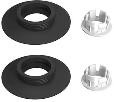 Flush Valve Seal Compatible with Ideal Standard Toilet Cistern, Replacement Seal & Clip for Ideal Standard Armitage Shanks Flush Valves SV01967、SV93467、EV98167 (2)