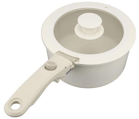 Demeras Maifan Juego de Ollas y Sartenes de Piedra, Juego de Utensilios de Cocina Apilables, Antiadherentes, Fáciles de Limpiar, Fondo Empotrado, Multifuncional para Estufa Eléctrica de Cerámica