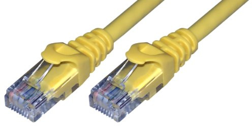MCL 0,5 m Cat6 U/UTP Patch-Kabel – gelb