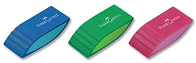 Radierer PVC-free BICOLOR farbig sort.