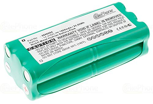 cellePhone Akku NI-MH kompatibel mit Dirt Devil Spider M607 M612 - M610 M611 M613 (Ersatz für 0606004) - 1800mAh / 14,4V