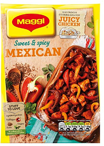 Maggi So Juicy Mexican Cooks in the Bag Chicken Seasoning Mix, 40 g