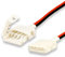 111624 Clip-Verbinder mit Kabel (max. 5A) für 2-pol. IP20 Flexstripes mit Breite 10mm, Pitch-Abstand >12mm