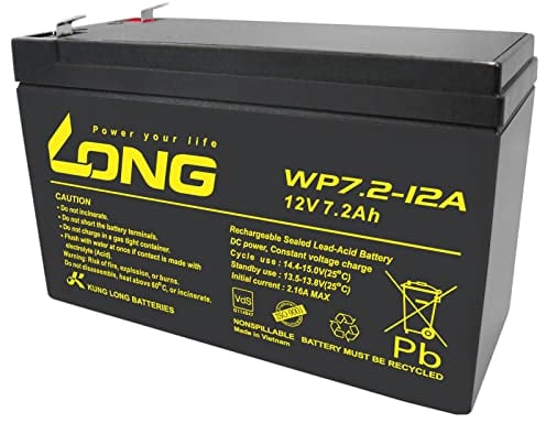Powery® Batterie au plomb Kunglong WP7.2 – 12 à VDS