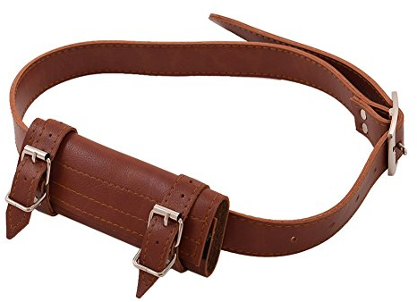 BLESSUME Schwerthalter Gürtel für LARP Cosplay, Für EIN Schwert (Braun 1)