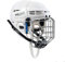 Bauer IMS 5.0 Helm Combo Senior I Mit Dual-Density Schutzpolstern I Zertifizierter Wettkampfschutz I Größenverstellbar I verschiedene FarbenI weiß I M