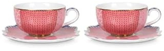 PIP Studio Royal Pink Set 2 Teetassen und Untertassen