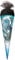ROTH Geschenk-Schultüte Eisdrache 35 cm klein - rund Tüllverschluss - Zuckertüte Drachen EIS