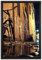 Pixxprint Small Street at Night Los Angeles Leinwandbild 60x40 cm im Bilderahmen, Wandbild, Schattenfugenrahmen, Kein Poster