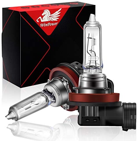 WinPower H9 12V 65W Glühbirnen Halogen Lampe Fernlicht 3000K Gelb Birne für Original Scheinwerfer Ersetzen, 2 Stück