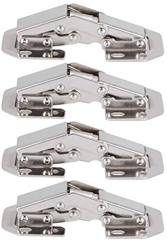 4 Juegos De Bisagras De Gabinete, Kit De Bisagras De Puerta En Forma De Puente Para Armario, Armario, Armario, Muebles, Accesorios, Herrajes, Herrajes, Puertas De Armario De Cocina, Puertas De Armario