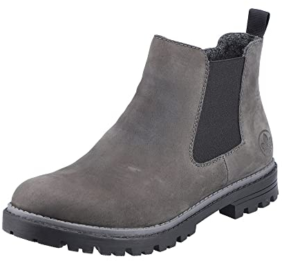 Rieker Damen Y1070 Chelsea-Stiefel, grau, 36 EU