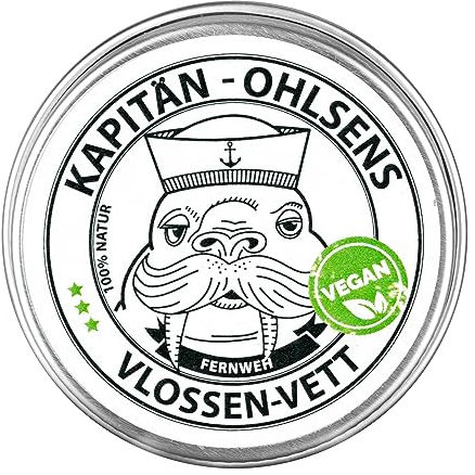 Kapitän Ohlsens Vlossen-Vett - vegane Handcreme für Kletterer, Boulderer und alle anderen mit stark beanspruchten Händen