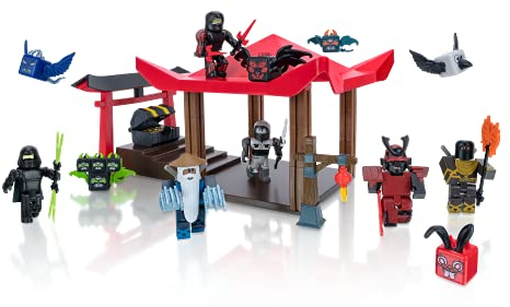Roblox ROB0497 Ninja Legends Deluxe Spielset mit 6 Actionfiguren, Accessoires und exklusivem Spielcode, Spielzeug für Kinder ab 6 Jahren