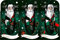 NESTLÉ AFTER EIGHT Mini-Weihnachtsmänner aus Pfefferminz-Schokolade, kleine Schokonikoläuse mit Zartbitter-Schokolade, 1er Pack (1 x 60g)