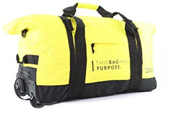 National Geographic Reisetasche Pathway - Faltbar, Mehrere Fächer, Gelb, 65 x 34 x 31 cm