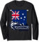 Flagge Australien - Angeln in Australien - Australien Angeln Langarmshirt