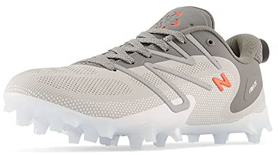 New Balance Herren Freezelx V4 Low Lacrosse Schuh, Grau/Weiß/Weiß, 42 EU