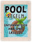 Poolregeln für Poolbesitzer Metallschild in 15x20 cm mit Schwimmring witzige Regeln für den Swimmingpool Geschenk für Poolbesitzer Blechschild mit Sommermotiv