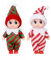 POPOYU Weihnachtselfen Figuren Mini Elfen, Christmas Elf Puppe Weihnachtselfen Weihnachten Kleine Geschenke Puppe Spielzeug für Mädchen Jungen Geschenk,Little Elf Puppe Spielzeug für Jungen Mädchen