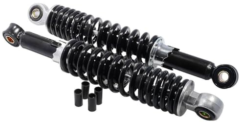 2EXTREME Stoßdämpfer Federbein Set 280mm M8 M10 schwarz universal Moped Schaltmoped Mofa