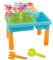 RedCrab 3 en 1 Table de Jeu de Fleurs de Jardin Table Eau Sable, Enfant Ensembles de Bouquet de Bricolage Table D'activités pour Tout-Petits Jouet de Table de Plage