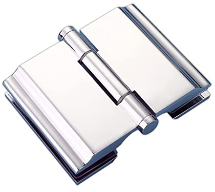 Charnière de Porte en Verre pour Baignoire Abdominale, Pince de Salle de Bain, charnières pivotantes, charnières en Verre de Salle de Bain, charnières de Porte en Verre à Ouverture Double Face à 180