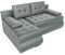 BROMARKT Ecksofa KASTELL 2 L-Form Schlafsofa Wohnlandschaft Links/Rechts Couch, Bettkasten,Schlaffunktion,viele Farbvarianten (Links,Monolith 85 – Grau, h80 x t141 x b200 cm)