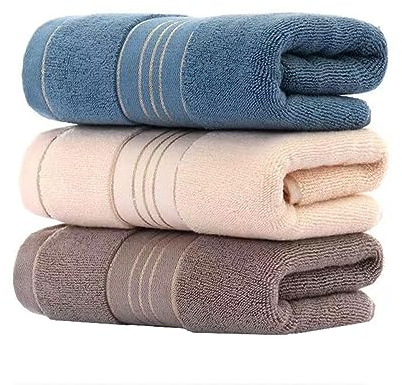Zuorery 3 Pack Hand Towels for Bathroom, Cotton Soft Absorbent Decorative Hand Towel Set for Face Spa Bath Gym Kitchen, 13x30 Inch