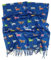 GFM® DGSHL-A Schal mit Dackel-Motiv, Kaschmir-Textur, für Herbst und Winter, Dg-41-Blau, L
