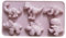 Kuchenform, Dinosaurier-Form, lebensmittelecht, hochtemperaturbeständig, nicht leicht zu entformen, DIY, 6 Mulden, Gummibaum, Zucker, Schokolade, Süßigkeiten, Keksform
