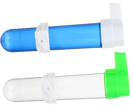 DOITOOL 4pièces Abreuvoir Automatique pour Oiseaux Distributeur Eau Plastique Transparent Fontaine pour Perroquets Et Cages